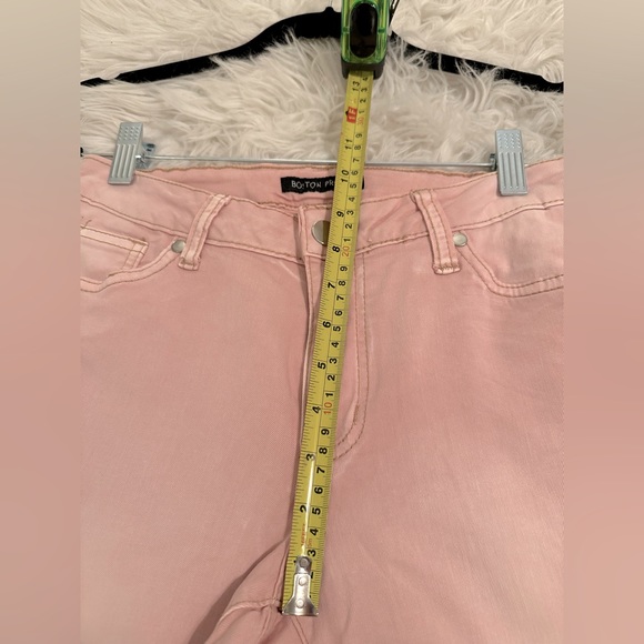 Boston Proper Jeans Boston Proper Lt Pink Ankle Embellished Slim
